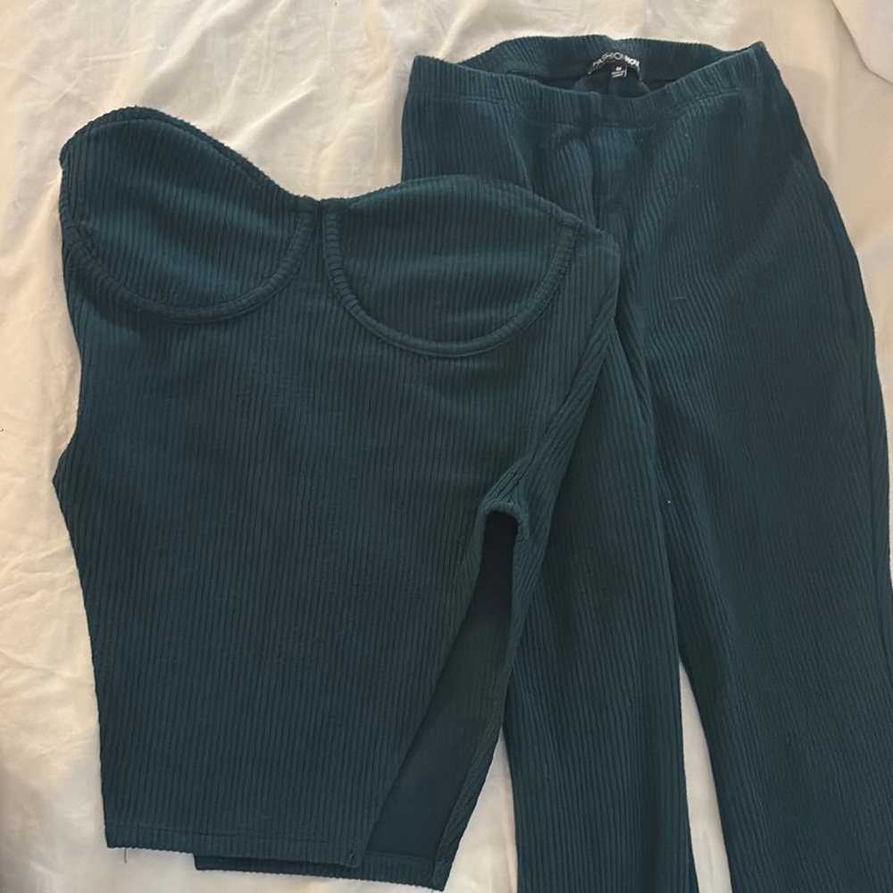 Fashion Nova - Call My Name Ribbed Pant Set